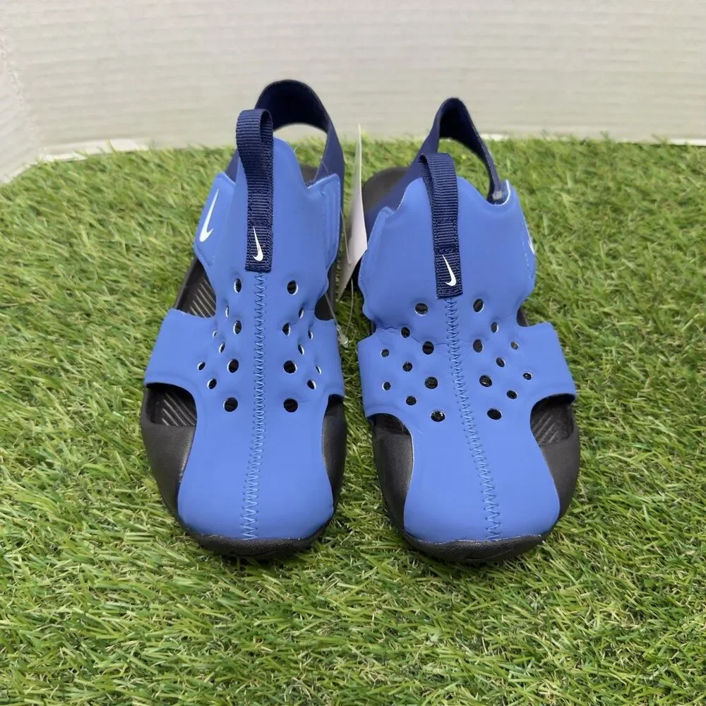Nike Sunray Protect 2 PS Signal Blue Sandals 943826-403 Youth Size 1Y Kids